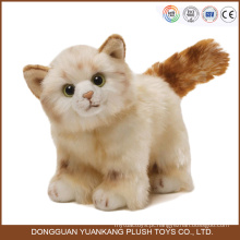 Atacado china fábrica animal cat brinquedos de pelúcia de alta qualidade ordem pequena